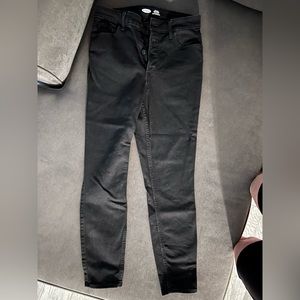 Black rockstar super skinny extra high rise